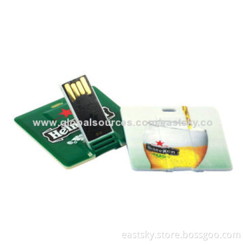 Business Card-shaped USB flash drives, any colorful design welcome
